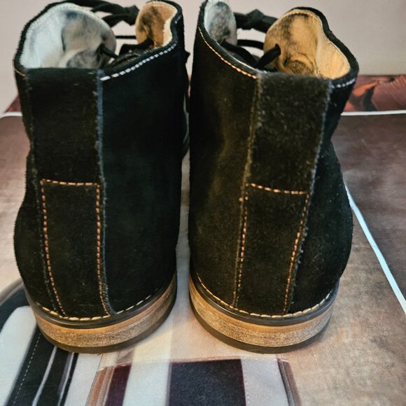 Stacy Adams 12 M Black Suede and Leather Upper Loafers Good Condition - Picture 4 of 8